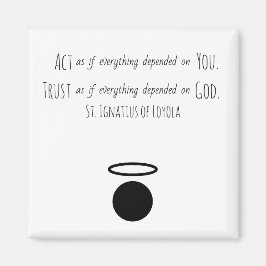 St. Ignatius of Loyola Quote Magnet Magneet