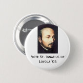 St. Ignatius van Loyola '08 Ronde Button 5,7 Cm (Voorkant /achterkant)