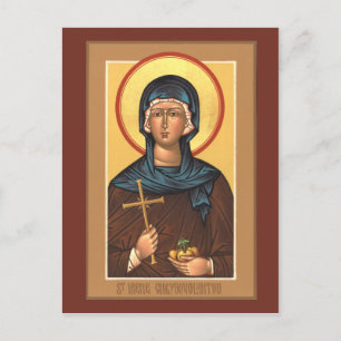 St. Irene Chrysovolantou Prayer Card Briefkaart