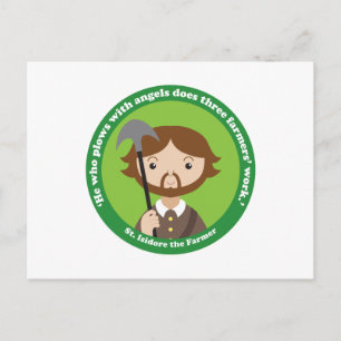St. Isidore de Farmer Briefkaart