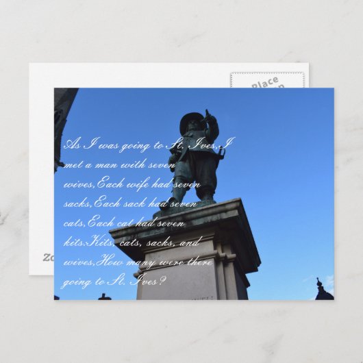 St. Ives, carte postale (Devant / Derrière)