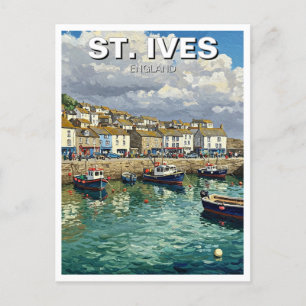 St. Ives Cornwall Engeland Reizen Briefkaart