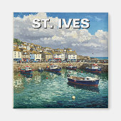 St. Ives Cornwall Engeland Reizen Magneet (Voorkant)