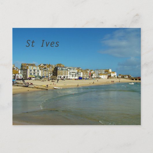 St. Ives Cornwall England Foto Briefkaart (Voorkant)