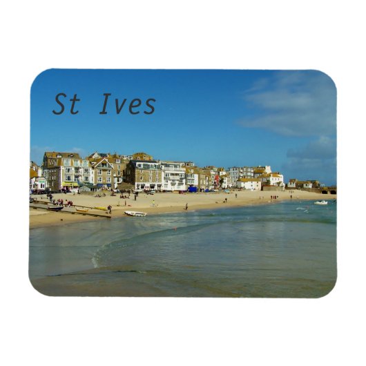 St. Ives Cornwall England Foto Magneet (Horizontaal)