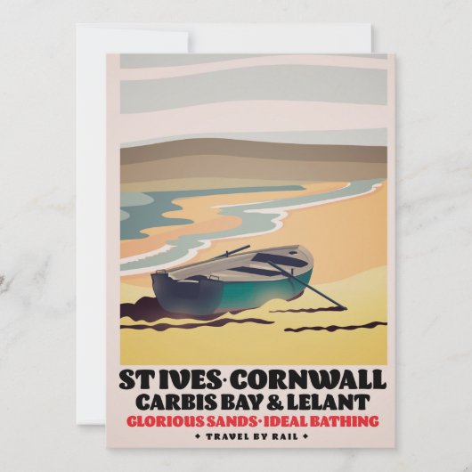 St Ives Cornwall Reisposter (Voorkant)