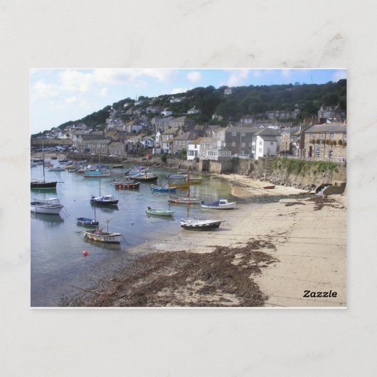 St Ives Harbor Cornwall UK Briefkaart (Achterkant)