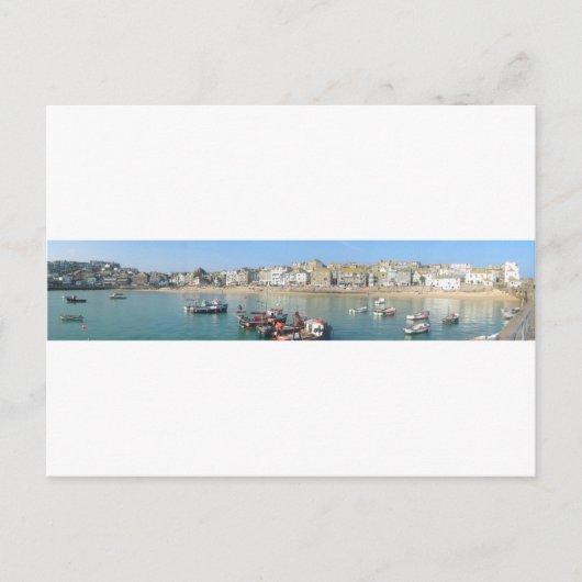 St. Ives Panoramic Briefkaart (Voorkant)
