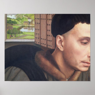 St. Ivo, details van het raam Poster
