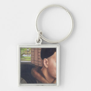 St. Ivo, details van het raam Sleutelhanger