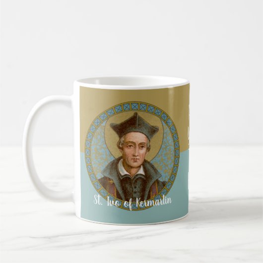 St. Ivo of Kermartin (BK 015) Coffee Mok 2 (Links)