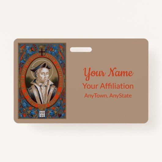 St. Ivo van Kermartin (M 005) Badge (Voorkant)