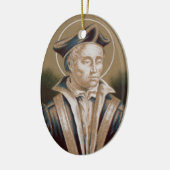 St. Ivo van Kermartin (M 005) Keramisch Ornament (Links)