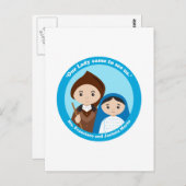 St. Jacinta en St. Francisco Marto Briefkaart (Voorkant / Achterkant)