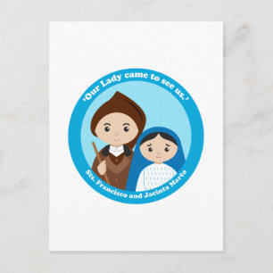 St. Jacinta en St. Francisco Marto Briefkaart