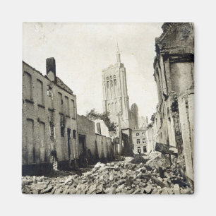 St. Jacob's Church, Ypres, juni 1915 Magneet