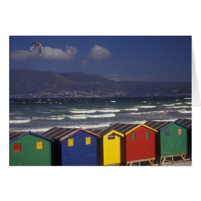 St. James Bay Bathing Boxes, bij Capetown, (Voorkant Horizontaal)