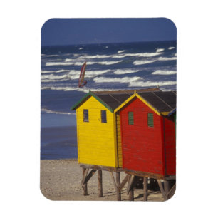 St. James Bay Bathing Boxes, bij Capetown, 3 Magneet