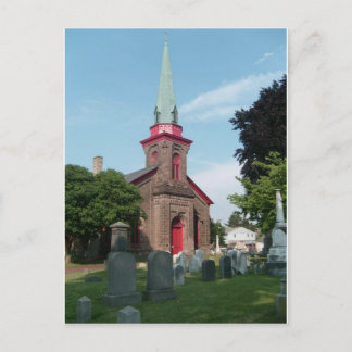 St. James Episcopal Church en Cemetery Briefkaart