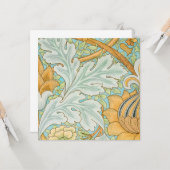 St James Pattern (door William Morris) Kaart (Voorkant / Achterkant in situ)