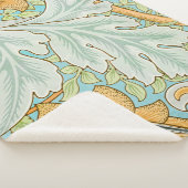 St James Pattern (door William Morris) Sherpa Deken (3/4)