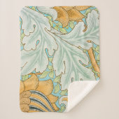 St James Pattern (door William Morris) Sherpa Deken (Voorkant)