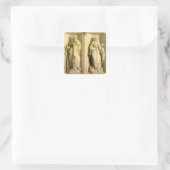 St. James the Great and St. Clare Vierkante Sticker (Tas)