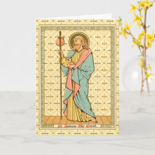 St. James the Great (RLS 05) Blank Greeting Kaart (Gele Bloem)