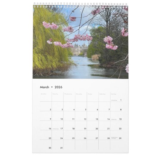 St James's Park, London Kalender (Mar 2026)