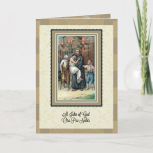 St. Jan van God Bid Voor Ons Verjaardagskaart Kaart