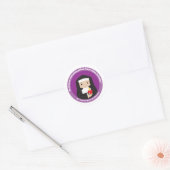 St. Jane Frances de Chantal Ronde Sticker (Envelop)