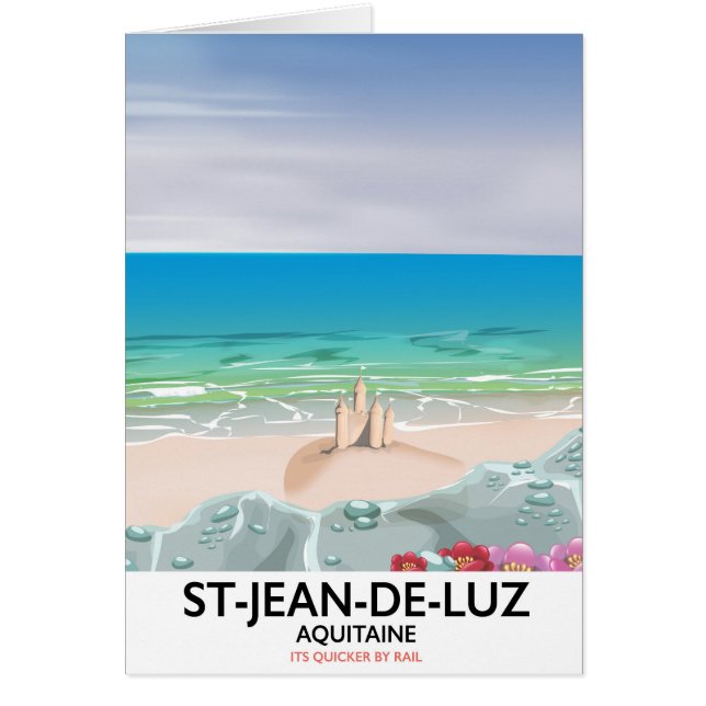 St-Jean-de-Luz, Aquitaine Affiche de voyage (Devant)