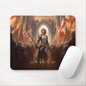 St. Jeanne d'Arc Mousepad, Christelijk #29 Muismat (Met muis)
