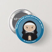 St. Jeanne Jugan Ronde Button 5,7 Cm (Voorkant /achterkant)