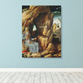 St. Jerome 3 Canvas Afdruk (Insitu (Houten vloer))