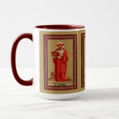 St. Jerome als kardinaal met lion (P 004) Mok (Links)