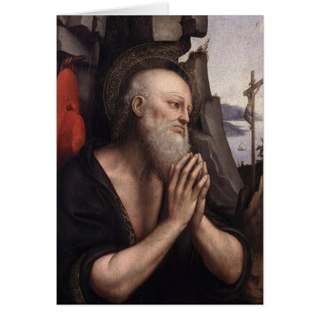 St Jerome contrit (Devant)