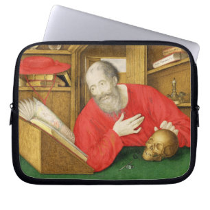 St. Jerome in zijn studie, 1650 (lichaamskleur en Laptop Sleeve