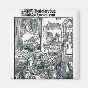 St. Jerome in zijn studie Magneet