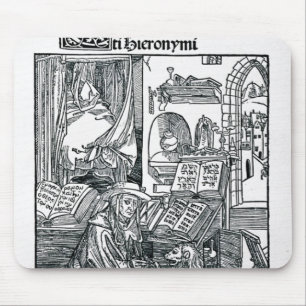 St. Jerome in zijn studie Muismat