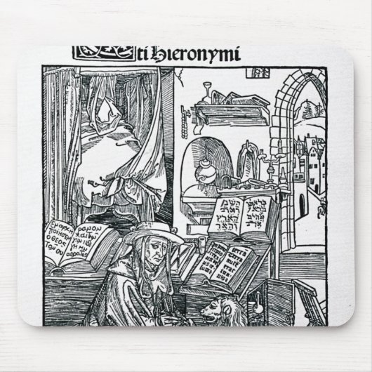 St. Jerome in zijn studie Muismat (Voorkant)