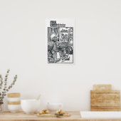 St. Jerome in zijn studie Poster (Keuken)