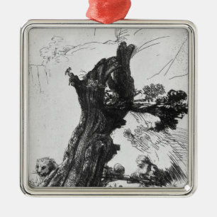 St. Jerome Writing, 1648 Metalen Ornament