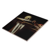 St. Jerome Writing, c.1604 (detail van 64911) Tegeltje (Zijkant)