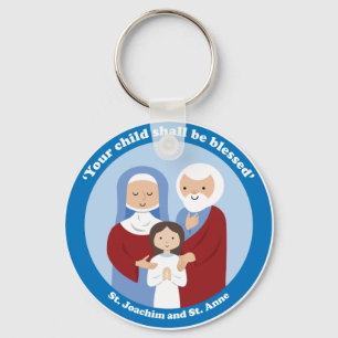 St. Joachim en St. Anne Sleutelhanger