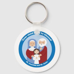 St. Joachim en St. Anne Sleutelhanger