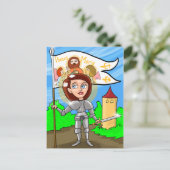 St. Joan of Arc Briefkaart (Staand voorkant)