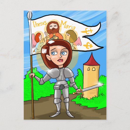St. Joan of Arc Briefkaart (Voorkant)