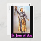 St. Joan of Arc Briefkaart (Voorkant / Achterkant)