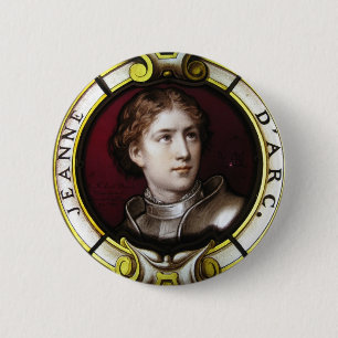 St. Joan of Arc Ronde Button 5,7 Cm
